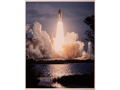 Space Shuttle 41 mission Nasa code KSC-90PC-1495